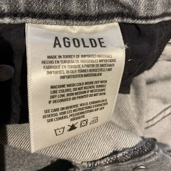 AGOLDE NICO High Rise Slim in Risk - Picture 7 of 7